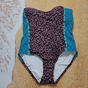 Laundry Ditsy Print Pinup Swimsuit